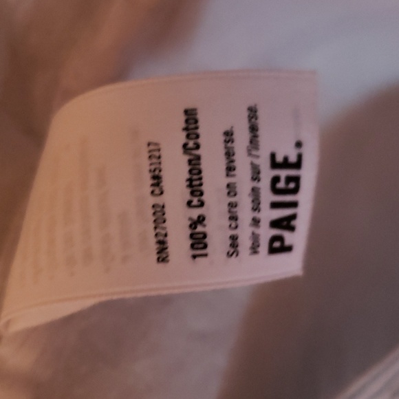 Paige 100% Cotton Sleeveless Striped Mini Dress Size Medium - Picture 14 of 16